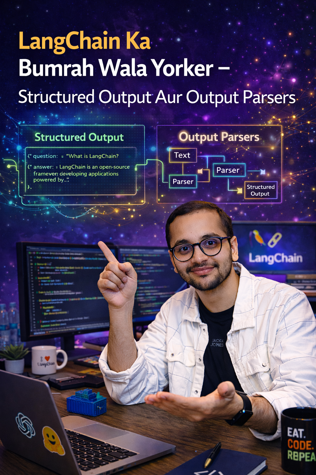GenAI Ka Khel : LangChain Ka Bumrah Wala Yorker — Structured Output Aur Output Parsers