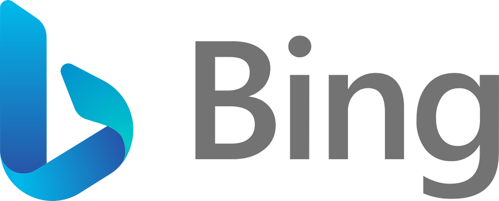 Logo of the search engine Bing