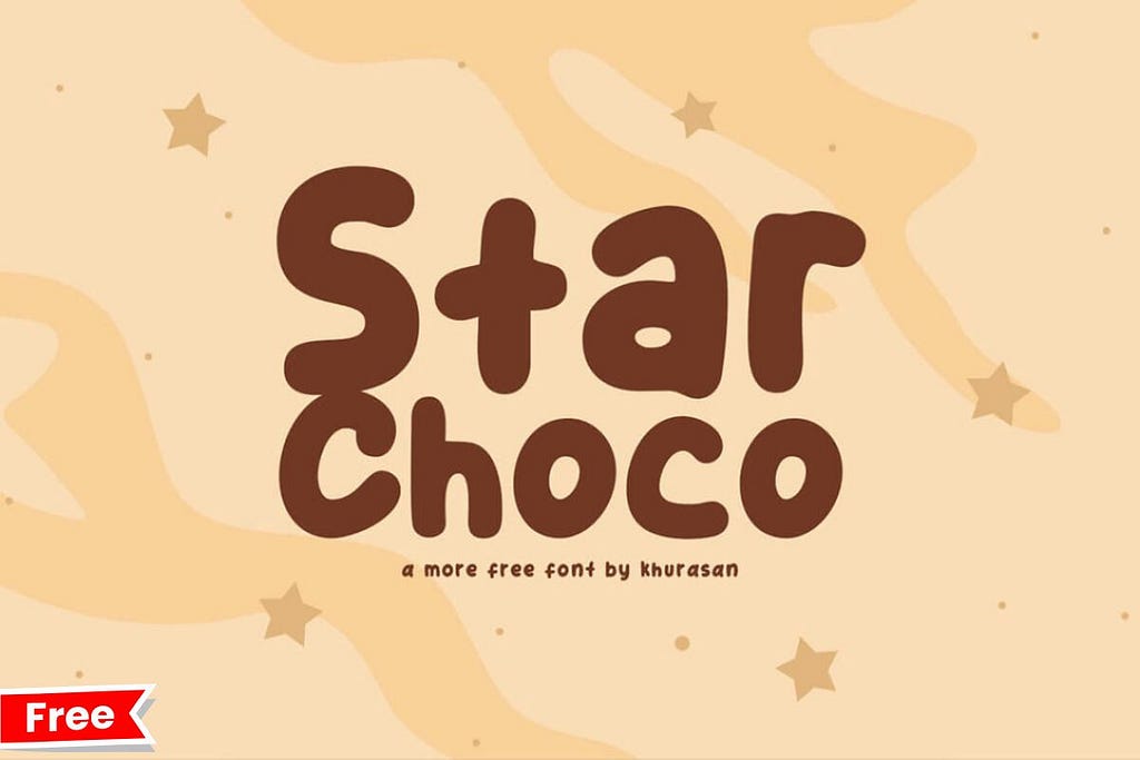 Star Choco Fancy Font