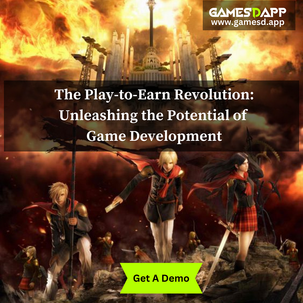 p2egame development, play to earn game development