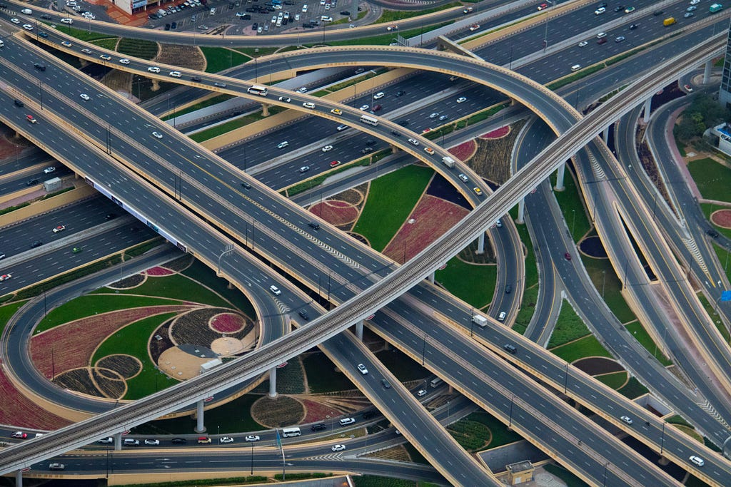 Cross-cutting highways