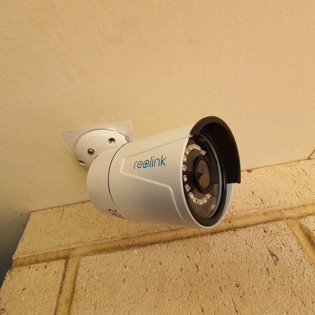 Image by Author, Reolink Security Camera Mounting