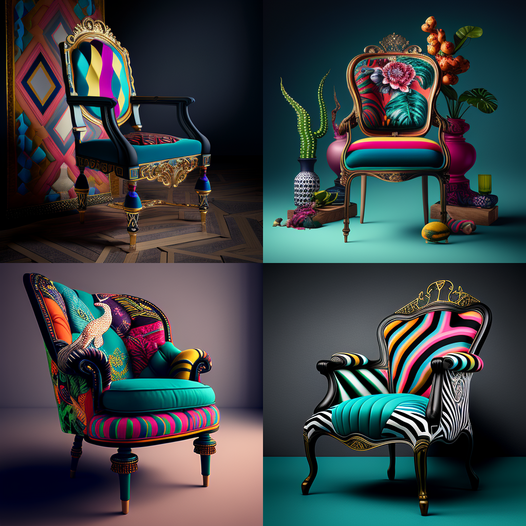 chairs, maximalism