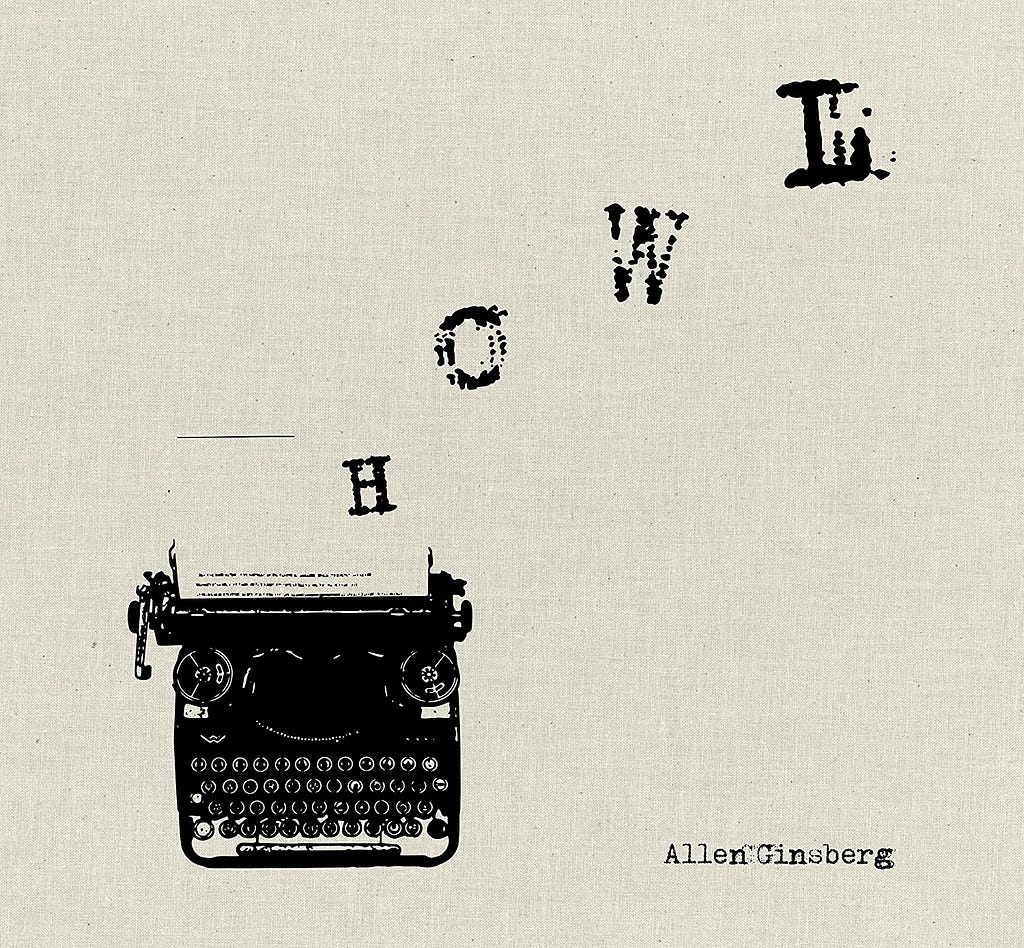 A newspaper-print style image of a typewriter, with the letters “h” “o” “w” and “l” coming off the page