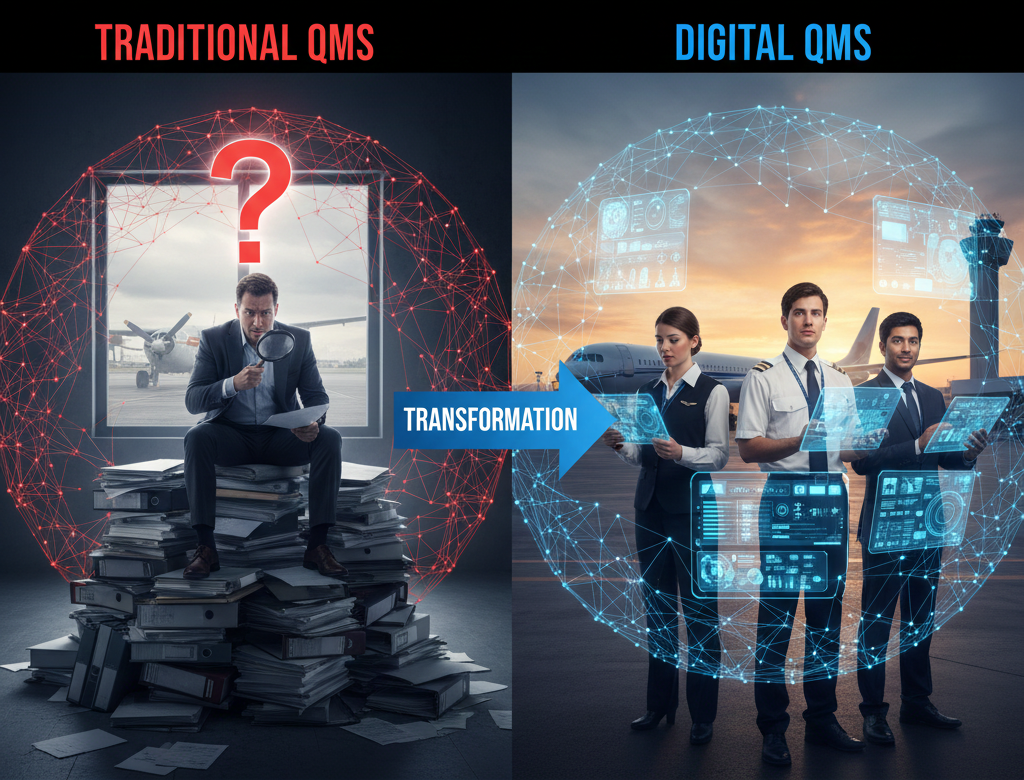 In Aviation Quality is no longer a department: How digital QMS is resh