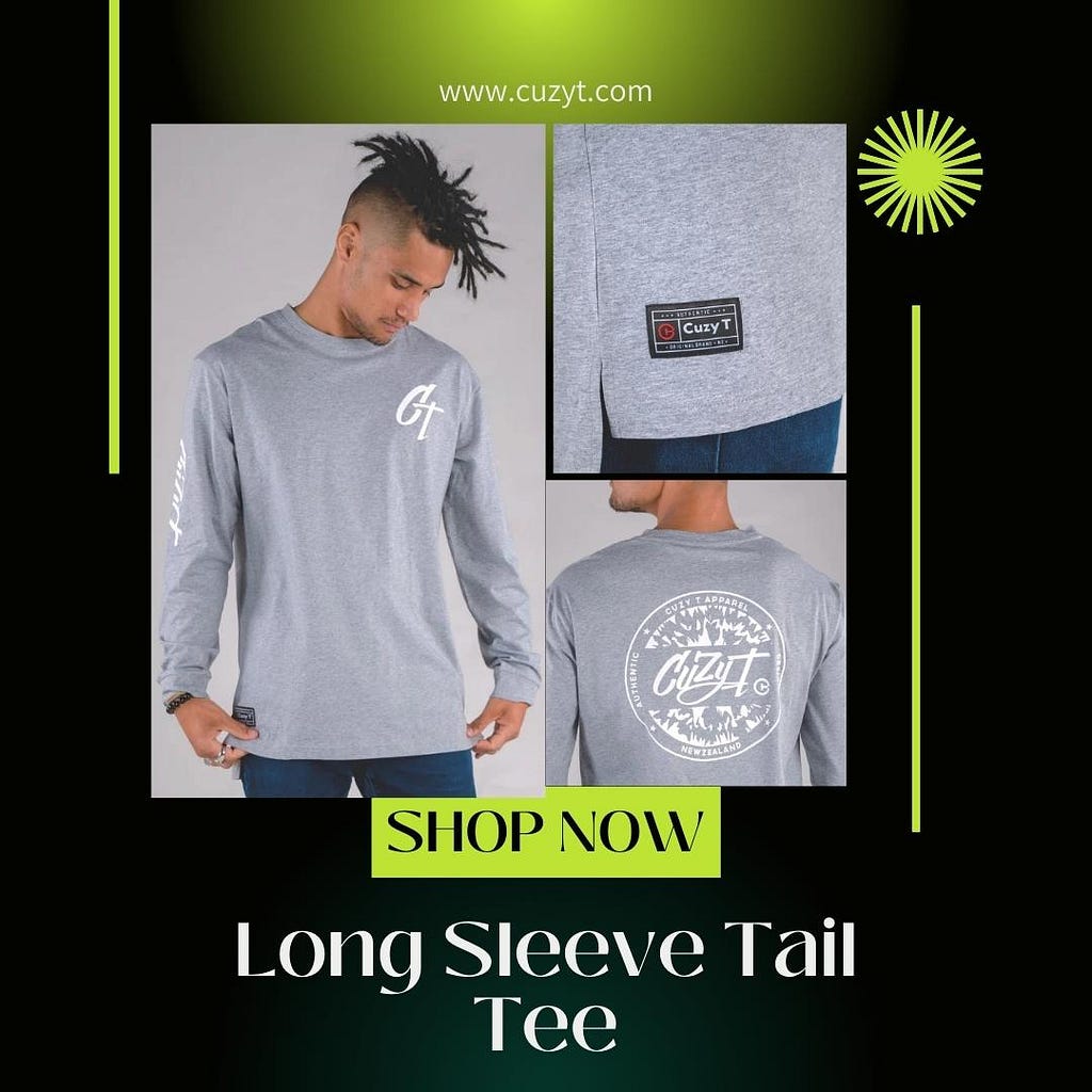 long sleeve tail tee