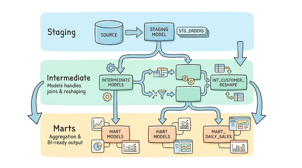 The dbt Architecture That Keeps Your SQL Manageable [DBT Series #3]