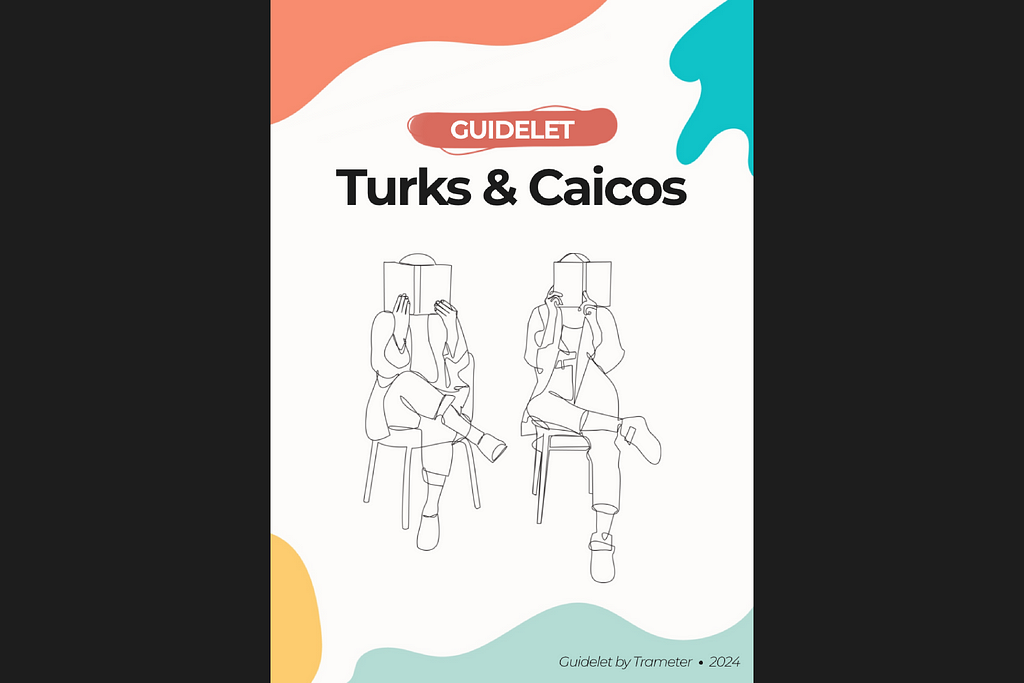 A cover design for the guidelet to Turks & Caicos