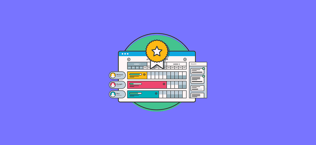 Graphics of Resource Scheduling Software