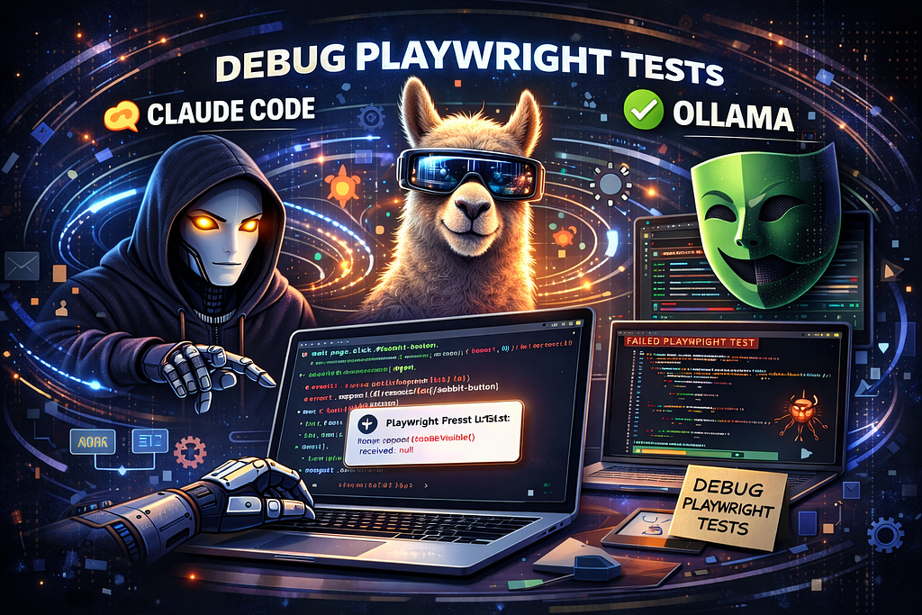 ใช้ Claude Code และ Ollama ช่วย Debug Playwright Test: มุมมองจากงาน QA Automation