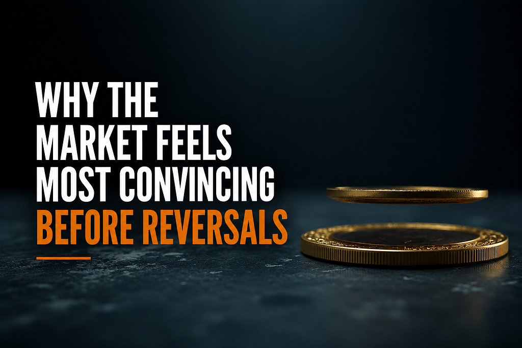 Why the Market Feels Most Convincing Before Reversals