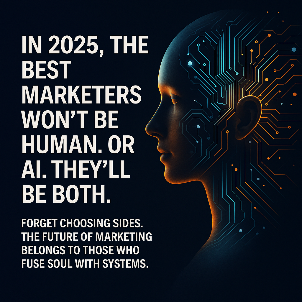 In 2025, The Best Marketers Won’t Be Human. Or AI. They’ll Be Both.