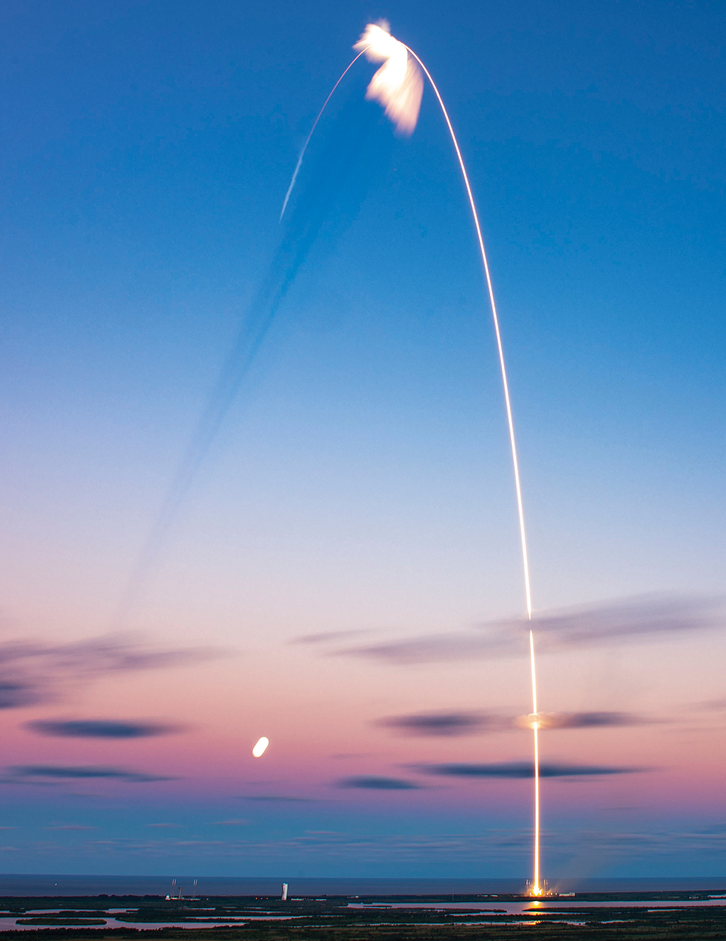 Photo of rocket launch.