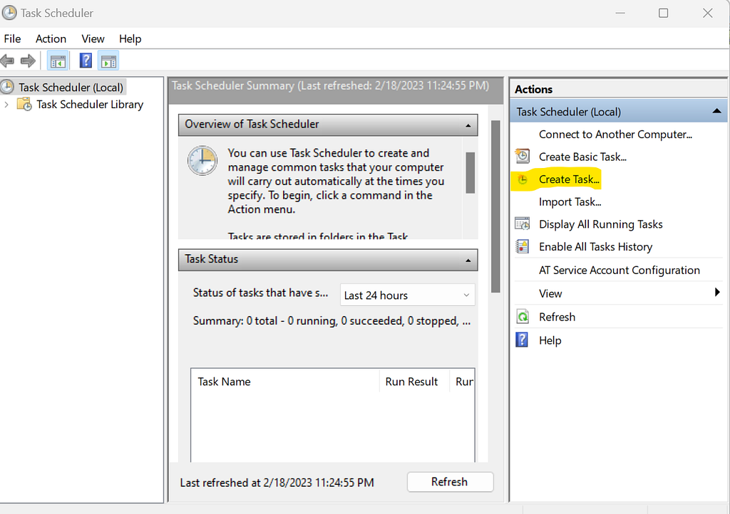 Schedule A Python Script To Run Automatically On A Windows Desktop