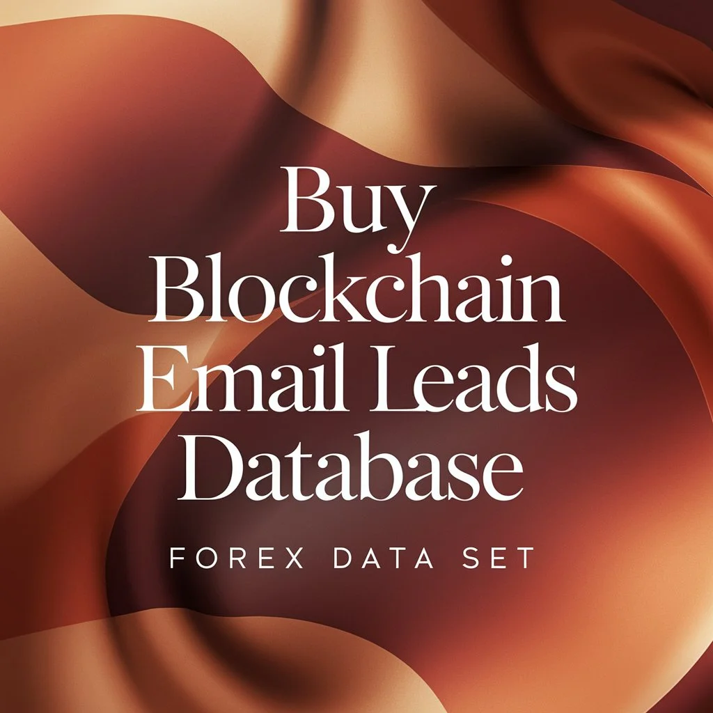 **Acquire Quality Contacts with the Buy Blockchain Email Leads Database **