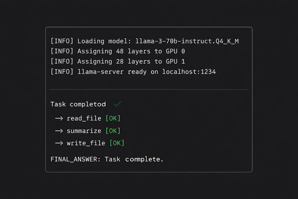 Three tools. Three clean completions. No loop. This is what the working config actually looks like at runtime | Kuldeepsinh Jadeja