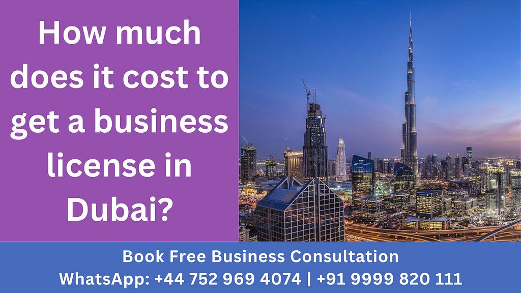 How much does it cost to get a business license in Dubai