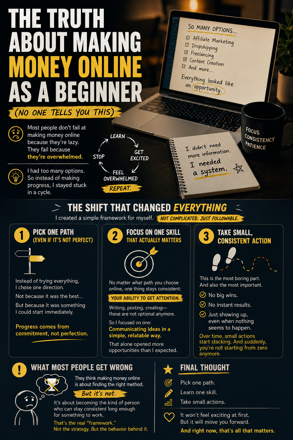 The Truth About Making Money Online as a Beginner (No One Tells You This)