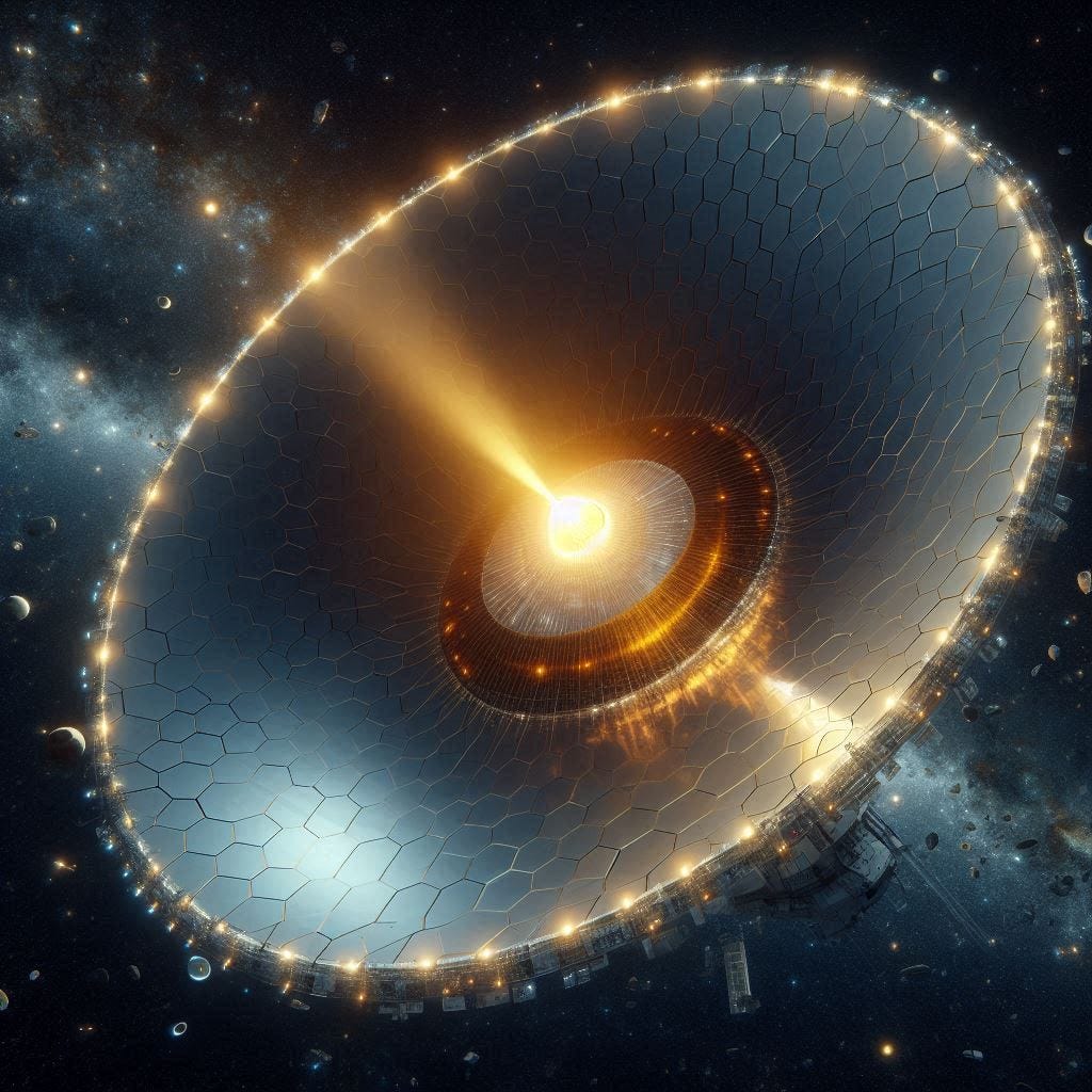 The Icarus Experiment: When a Civilization Reflects a Star’s Light Bac