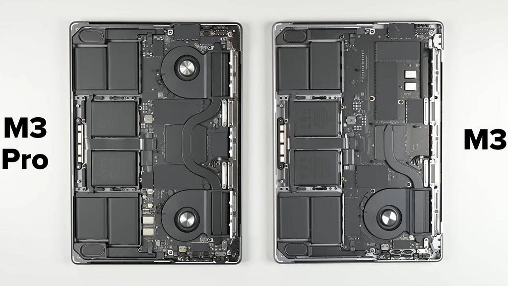 M3 Pro vs M3 Teardown