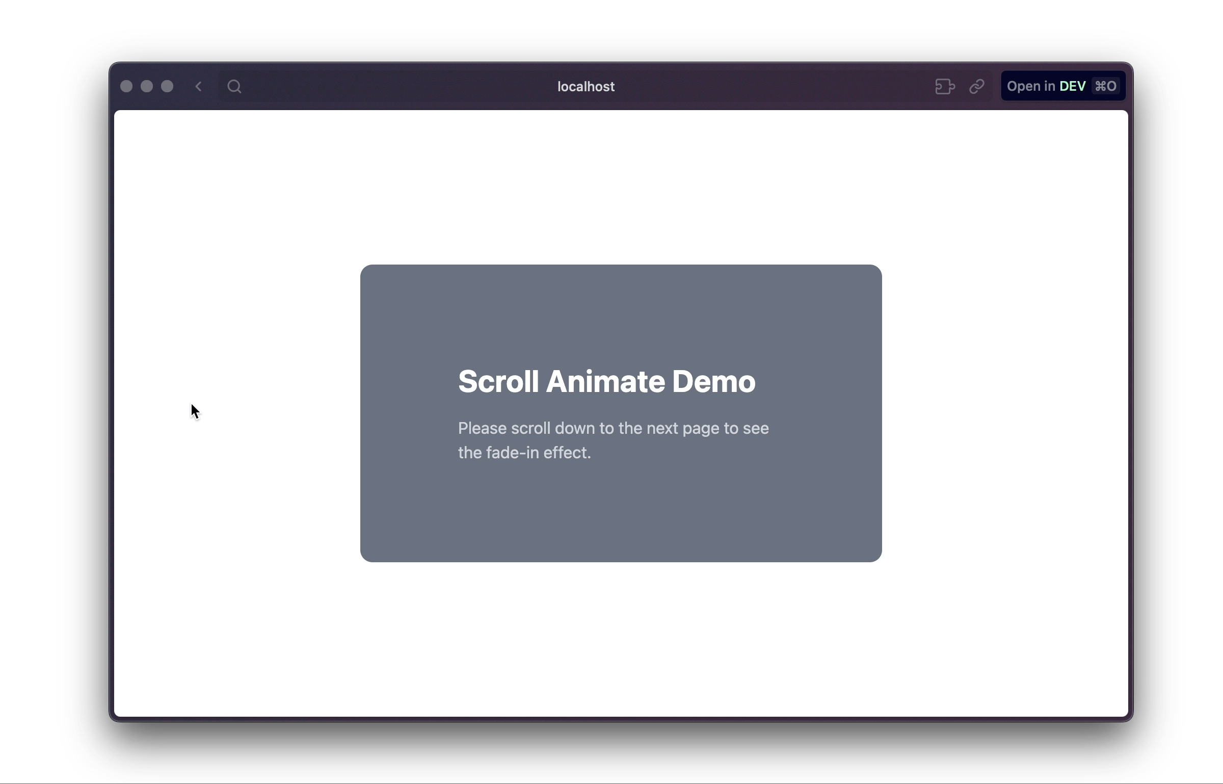 Tailwind CSS animation: Elements that fade in when they enter the viewport