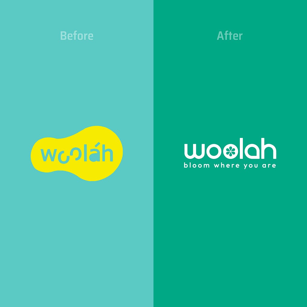 Woolah logo rebranding….