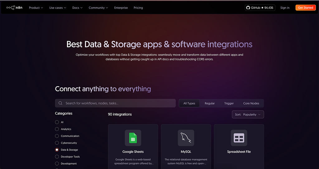 n8n data storage