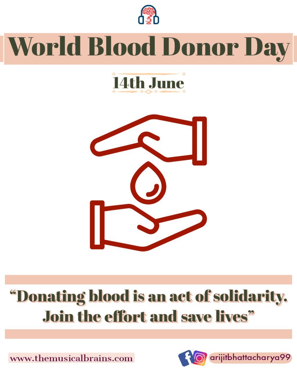 World Blood Donor Day | Blog by Arijit Bhattacharya
