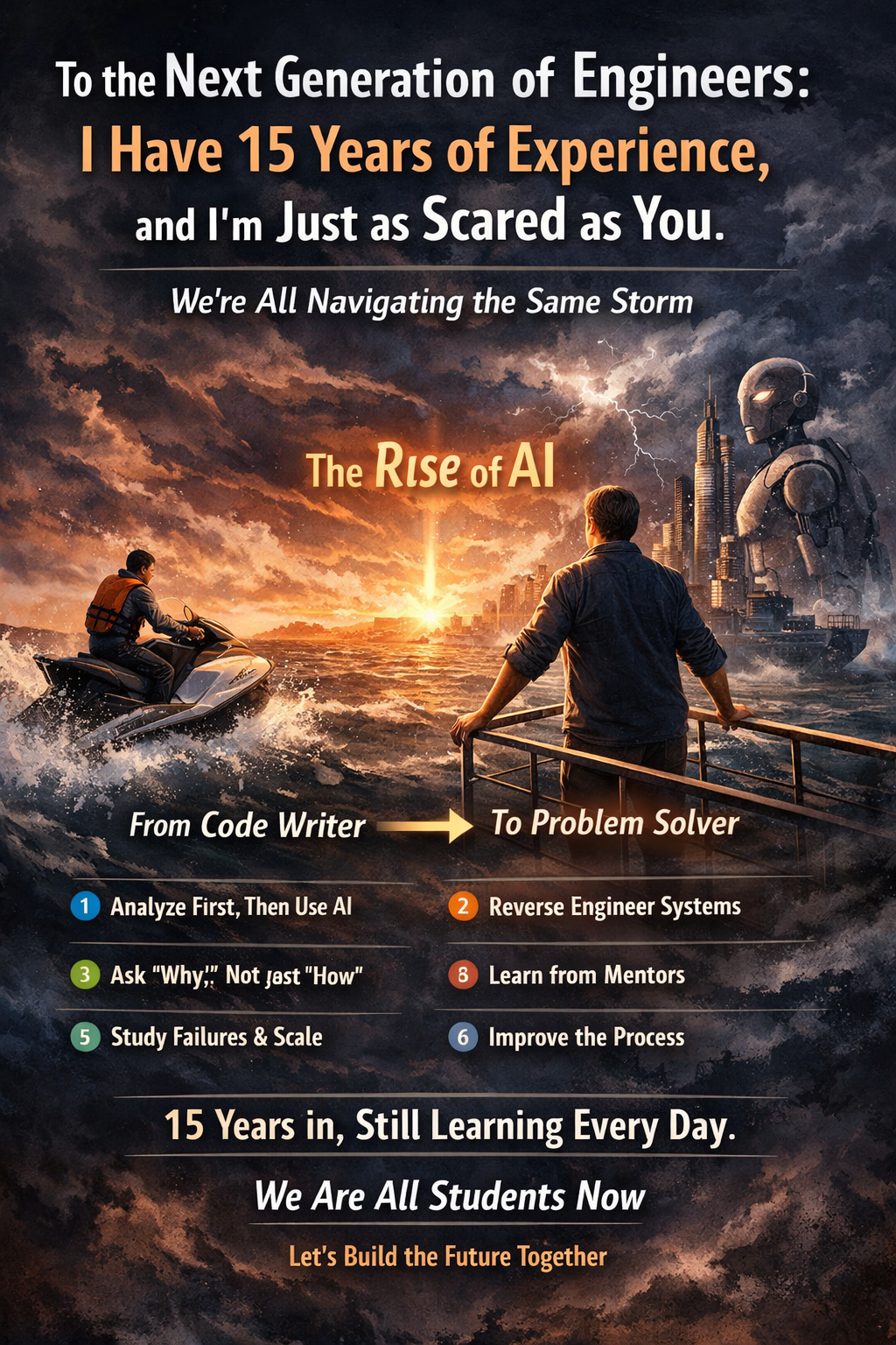 To the Next Generation of Engineers:I Have 15 Years of Experience, and I’m Just as Scared as You.