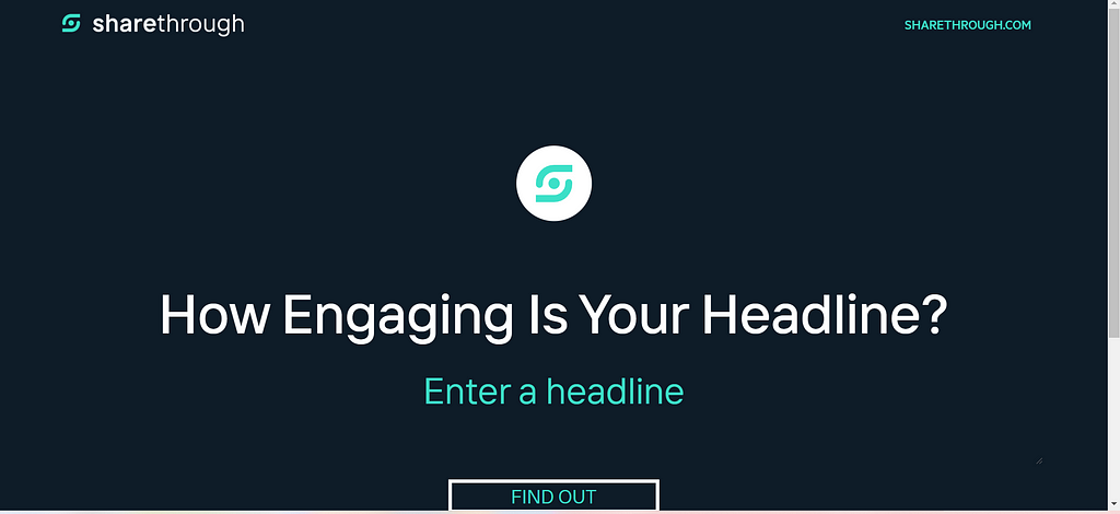 A web tool that helps you to analyze your heading and gives suggestions to make your heading more engaging