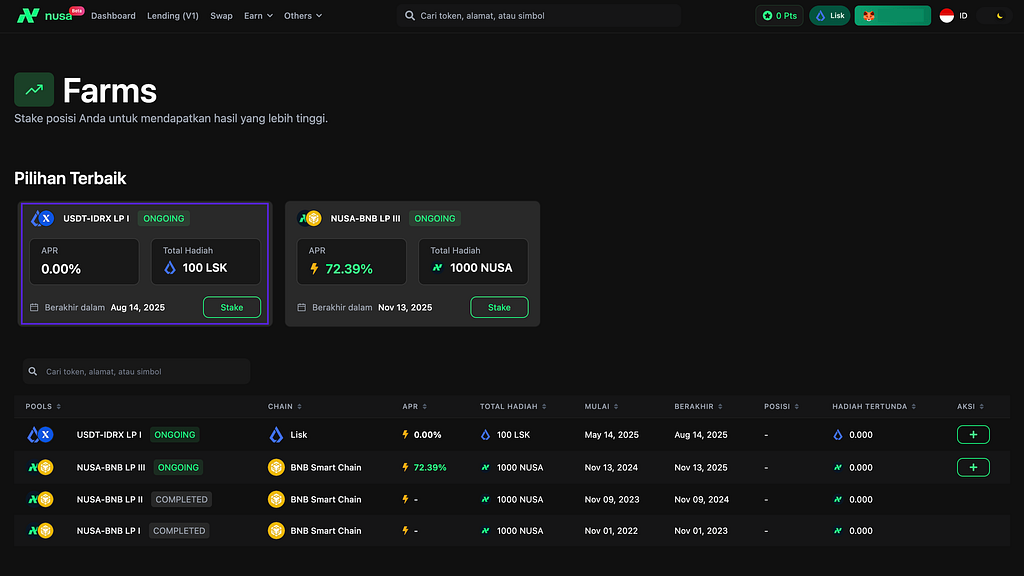 IDRX x LISK INCENTIVES PROGRAM