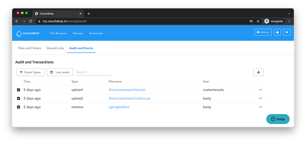 secure cloud managed file transfer