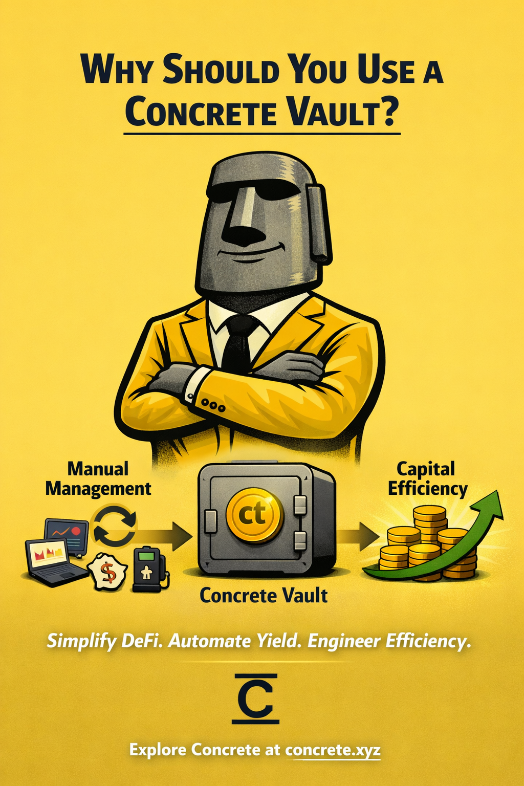 why should you use a concrete vault ?