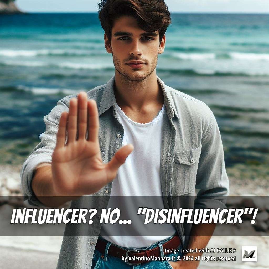 Influcencer? No, “Disinfluencer”… ovvero essere dignitosamente uno qualunque.