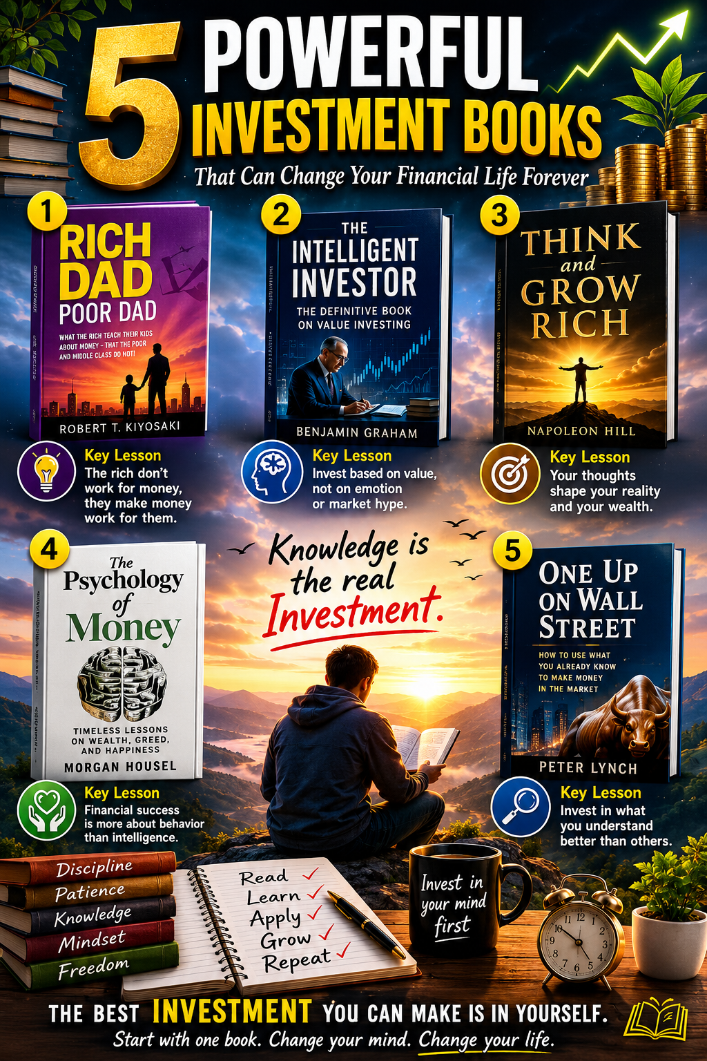 Five Powerful Investment Books: