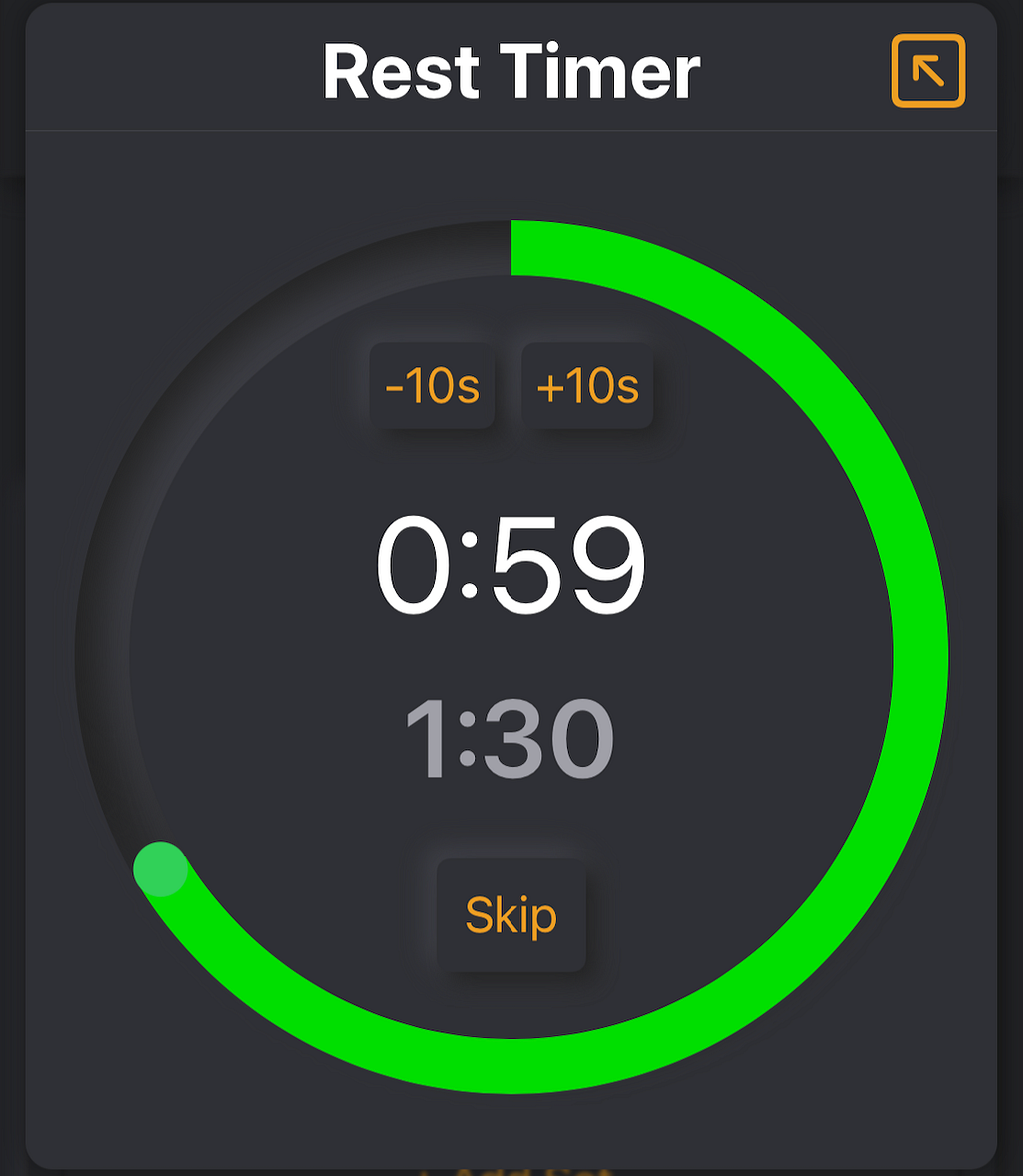 Rest Timer View
