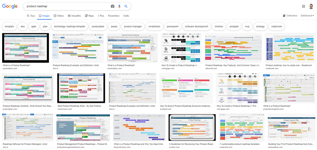 product roadmap