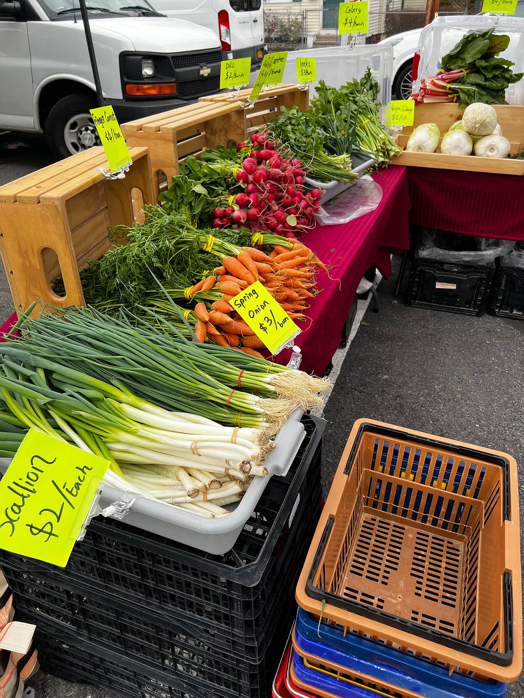 A look at the fresh produce the Beacon Farmers Market has to offer