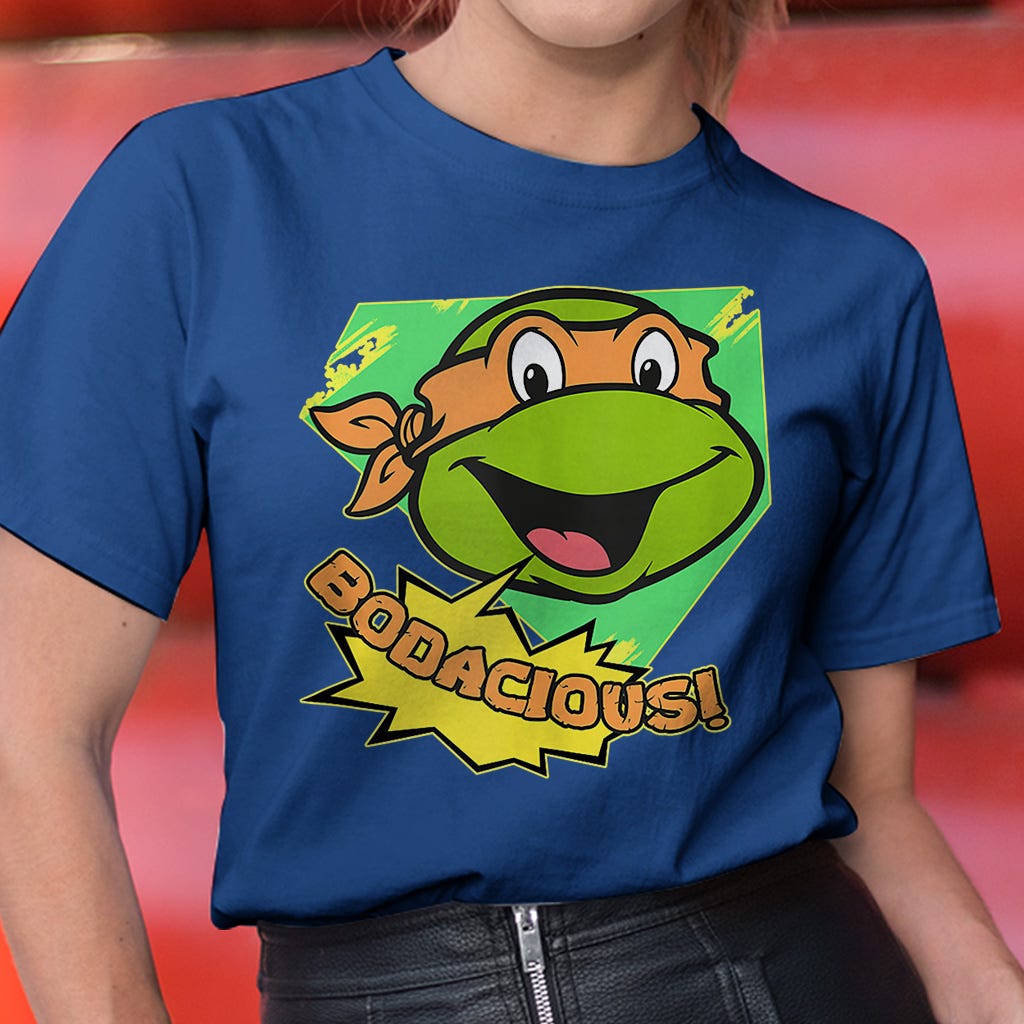 Michelangelo Tmnt Last Ronin Movie Bodacious Women Shirt