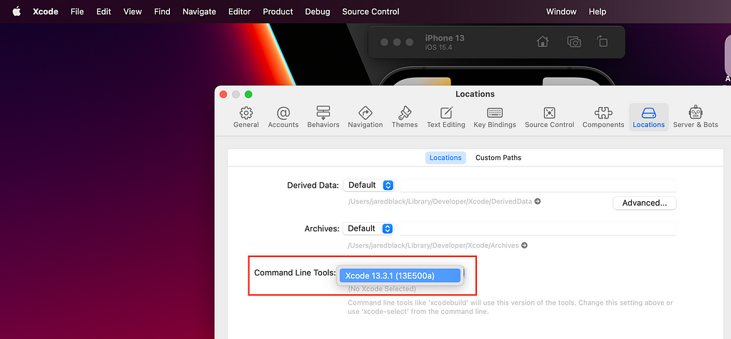 Selecting Xcode version in Command Line Tools