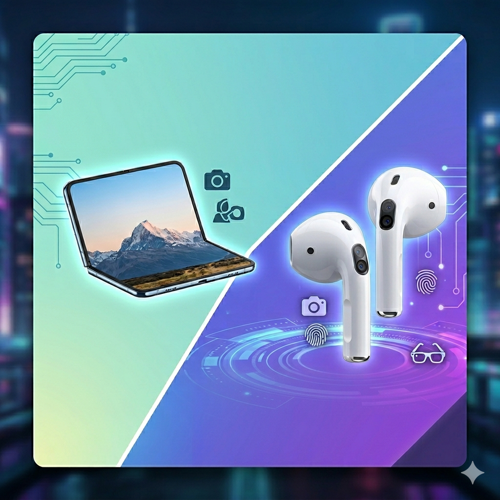 Apple tipped to launch camera-equipped AirPods with foldable iPhone in Apple tipped to launch camera-equipped AirPods with foldable iPhone in