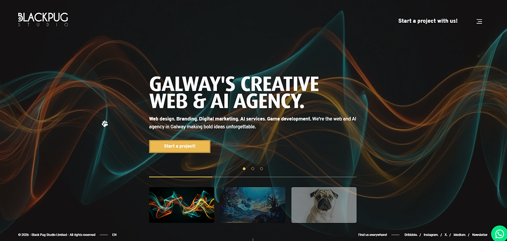 Black Pug Studio are offering AI services for businesses that want to optimize their team workflow and websites