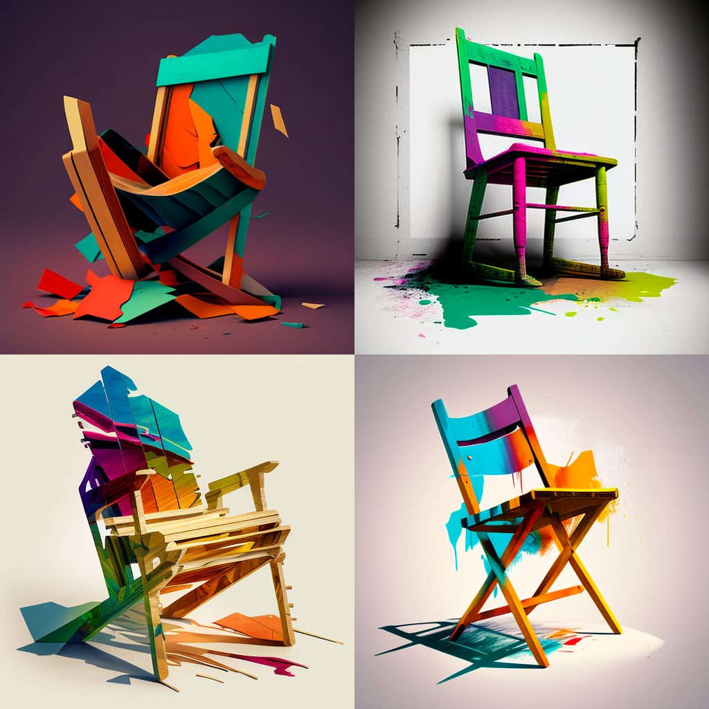 chairs, palette