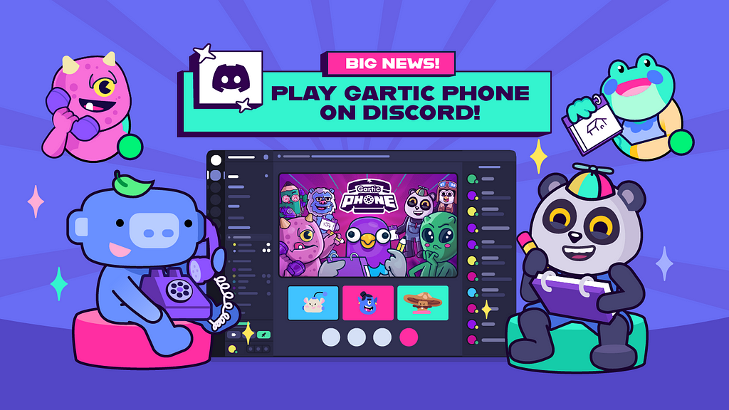 Gartic Phone now can be played on Discord!