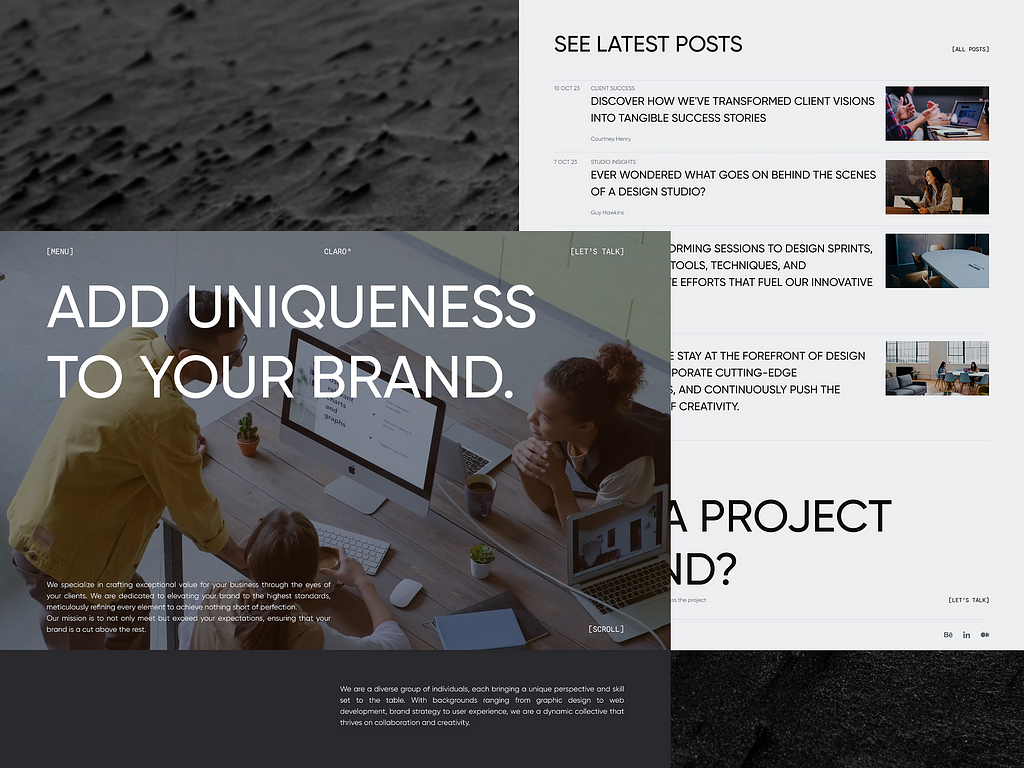 SaaS Brand Agency Website by OrangeOrange Agency