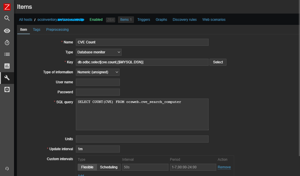 如何在 Zabbix 透過 ODBC 監控 MySQL / MariaDB
