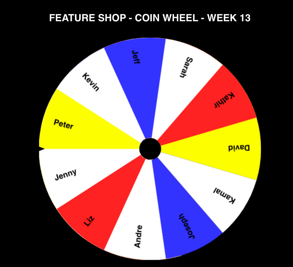 Spin the Wheel and Cash Out Event