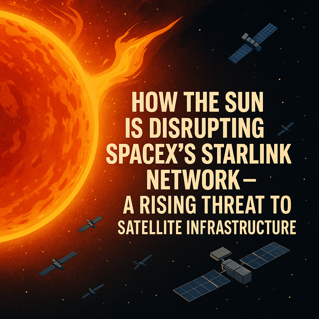 How the Sun is Disrupting SpaceX’s Starlink Network – A Rising Threat