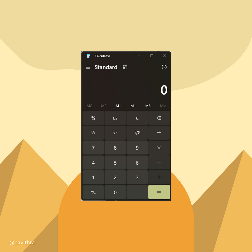 How to use the Windows 11 calculator