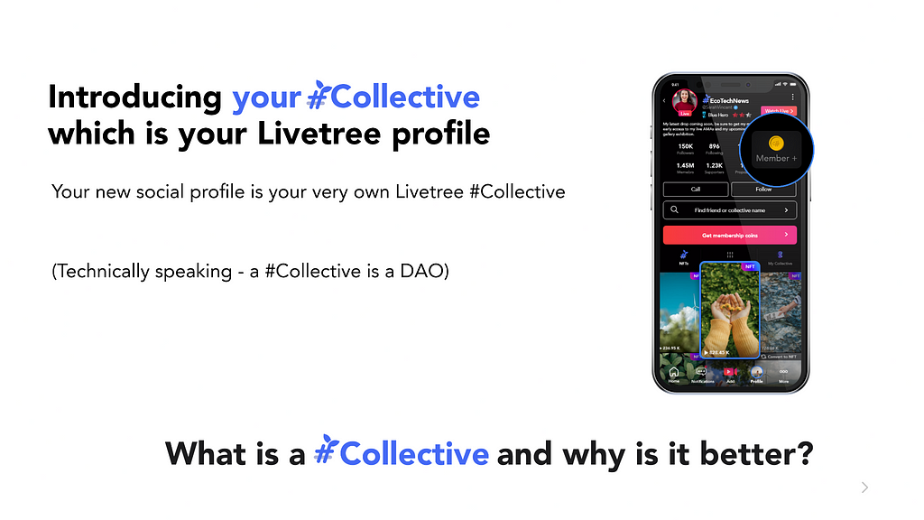Your new social profile is your very own Livetree #Collective